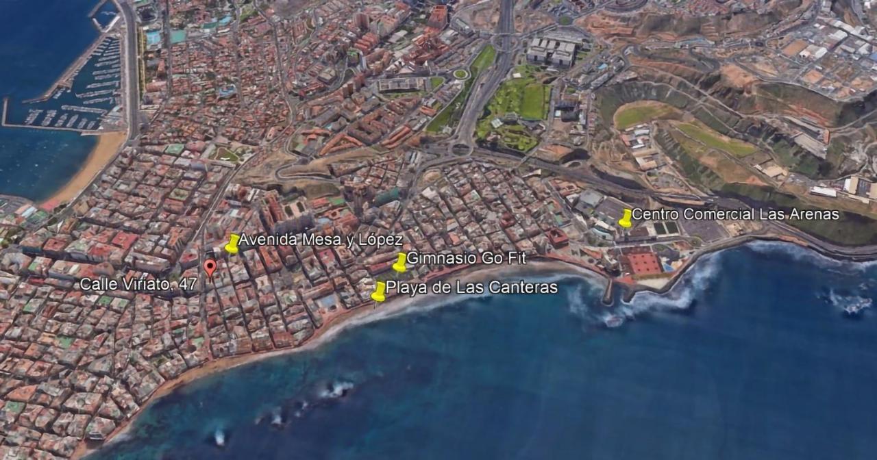 Flatguest Viriato - Wifi - Ac - Terraza Compartida Apartment Las Palmas de Gran Canaria Ngoại thất bức ảnh